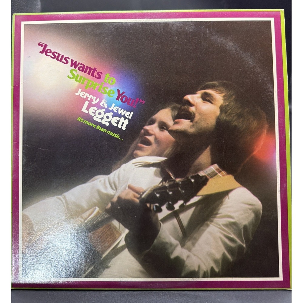 JERRY & JEWEL LEGGETT Jesus‎ wants to surprise you LP PRIVATE XIAN CHRISTIAN
